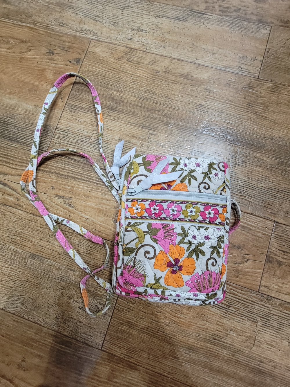 Vera Bradley Tea Garden Mini Hipater Crossbody Bag